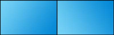 Images showing double Golden Rectangle template used by Artist Doug Craft